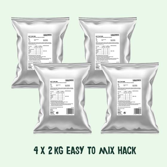 Easy To Mix Hack - 4x 2kg Karton
