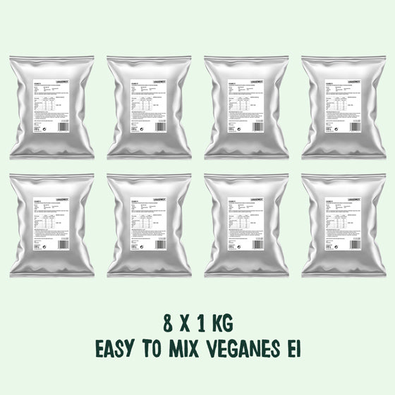 Easy Mix Vegan Egg - 8x1kg Carton
